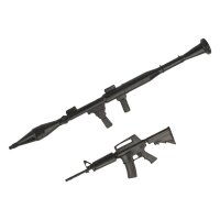 Waffenset Dekor Maschinengewehr und Panzerfaust