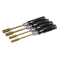 Set Steckschlüssel 4.0 / 5.5 / 7.0 / 8.0mm HSS Titan...