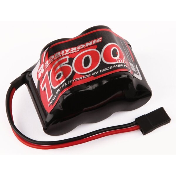 NiMH Akku 1600mAh 3+2 Zellen 2/3A Empfängerpack
