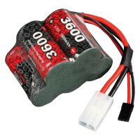 NiMH Akku 3600mAh 3+2 Sub-C Empfängerpack 1:5