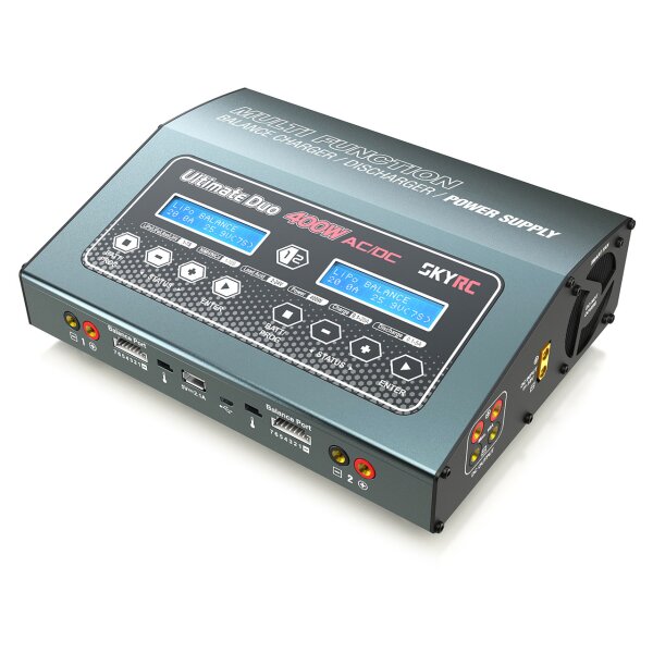 D400 AC/DC Ladegerät LiPo 1-7S 20A 2x200W