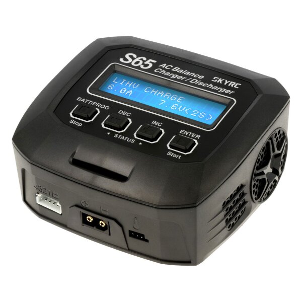 S65 AC Ladegerät LiPo 2-4s 6A 65W Entladen 2A 10W