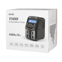 T100 AC Ladegerät LiPo 2-4s 5A 2x50W