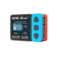 B6neo+ Ladegerät blau/rot LiPo 1-6s 10A 200W