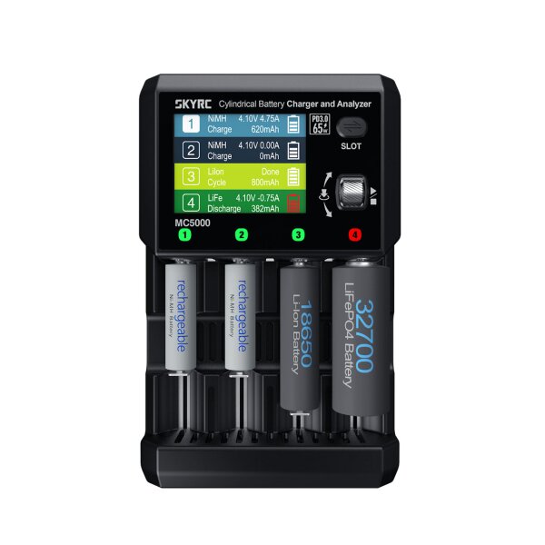 MC5000 Ladegerät für Rundzellen DC 5A