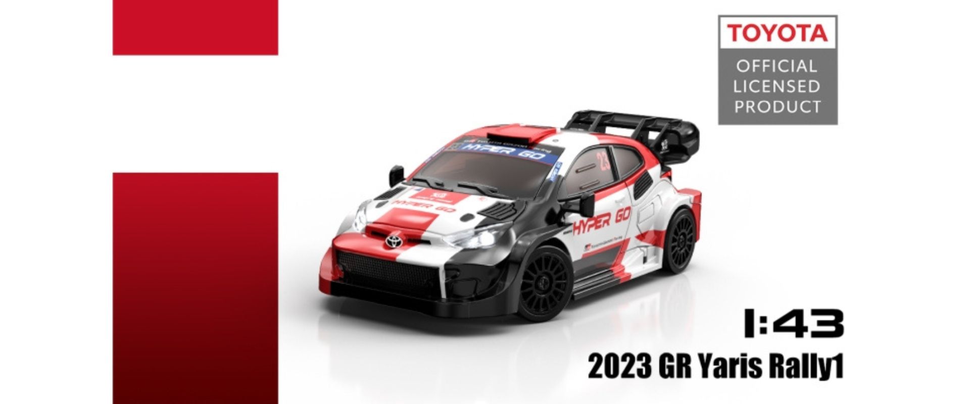 Hyper GO 1/43 Toyota 2023 GR Yaris Rally